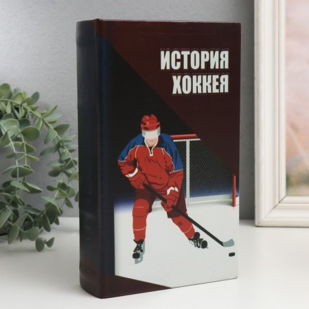 Safe Brush tree to the leatherette "History of hockey" 21x13x5 cm