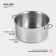 Stainless steel pan "GREAT", 9 l, induction