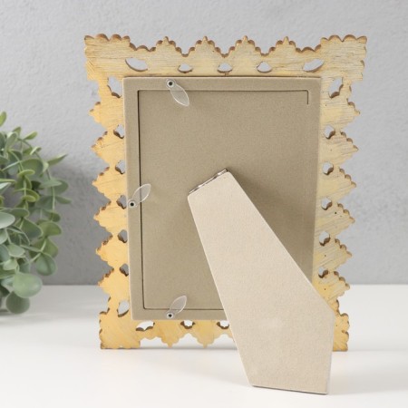 Photo frame Polystone 10x15 cm "Verona" gold 17x1.7x22 cm-3
