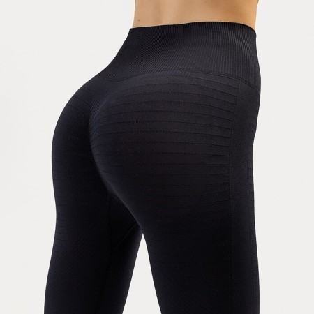 Female leggings, black color, size 46 (m)-2