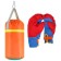 Set of Boxing children: gloves, pear, d = 20, h = 35cm, color mix