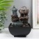 The desktop fountain from the network, backlight "Chinese house on the rock" 18.5x13x13 cm