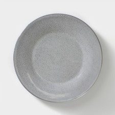 Porcelain plate nebbia, d = 20 cm, color gray mix