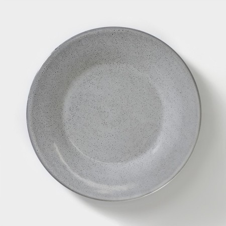 Porcelain plate nebbia, d = 20 cm, color gray mix