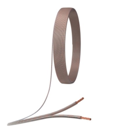 Acoustic cable era 2x0.25 mm2 is transparent, 100m