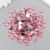 Decor for creativity plastic "Rhinestones. Light pink" set 300 pcs d = 0.8 cm