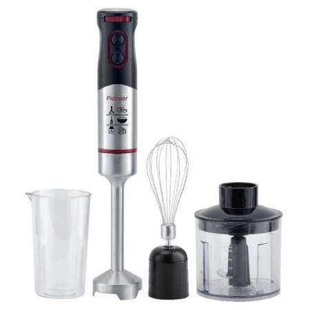Pioneer HB128S, submersible blender, 1200 watts, 0.5/0.7 l, black