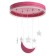Lunar Light Chandelier LED 58W pink 50x50x60 cm Bayerlux