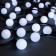 Garland “thread” 10 m with nozzles “balls 2.5 cm”, IP44, dark thread, 100 LED, white glow, 8 modes, 220 V