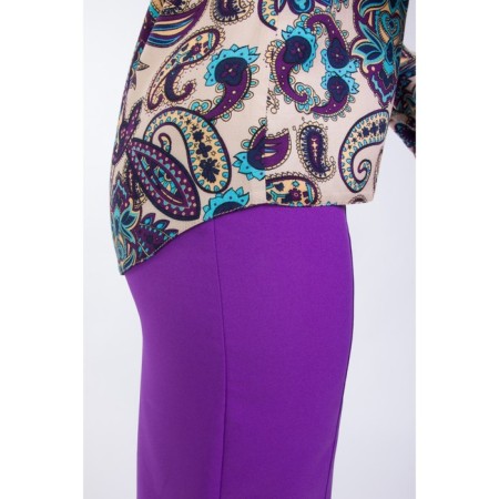 Female blouse, size 46, purple color-6