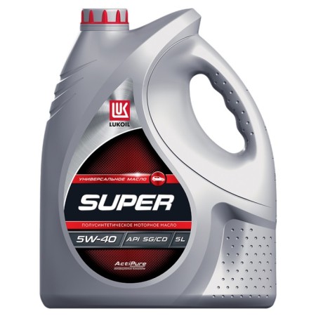 Motor oil LUKOIL Super 5W-40, 5 L 19443