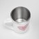 Thermal circle, 350 ml, lifestyle "Happiness in moments", retains heat 3 hours, white