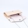 Bag-clate on magnet, beige color
