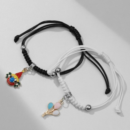 Bracelets "Demetrons" clown and balls, color, 7 cm-2