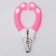 The side of the side "Harmony" is round, a hole of 8 mm, pink