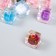 Busina Acryl with the undermined hole "Cube - Color inside" MIX 1.2x1.2x1.2 cm