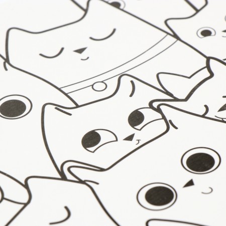Magnet coloring reusable "cats", 14.8 × 21 cm-3