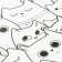 Magnet coloring reusable "cats", 14.8 × 21 cm