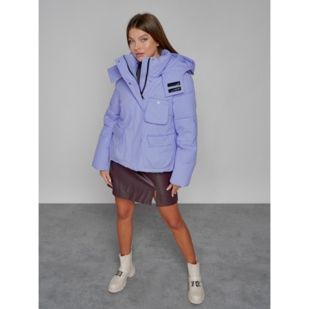 Winter jacket, size 46, purple color-7