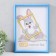 Photo frame plastic 21x30 cm 4 episode, blue