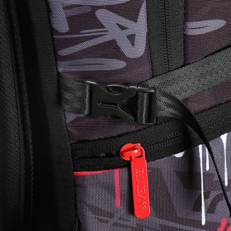 Youth backpack 39 x 30 x 17, ergonomic back, Devente Label 19l, + USB Hoodie Man 7032441-12