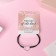 Hair gum "Daphne" heart, 4.5 cm
