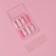 Follow nails "Pink mood", 12 pcs, with adhesive plates, ballerina shape, multi -colored