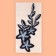 Thermal appliance "Flowers", 20 × 9 cm, gray/blue color