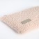 Cosmetic bag with lightning, textura, beige color