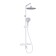 The shower system Wasserkraft A188.067.058.wm Thermo, tropical shower, thermostat, white