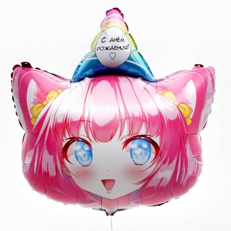 Foil ball 24 "Anime Girl", with a substrate-1