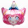 Foil ball 24 "Anime Girl", with a substrate