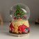 Souvenir Polystone Water Ball Light, Music, Snow Drigs "Christmas tree and Bear" 10.5x10.5x14 cm 1047343