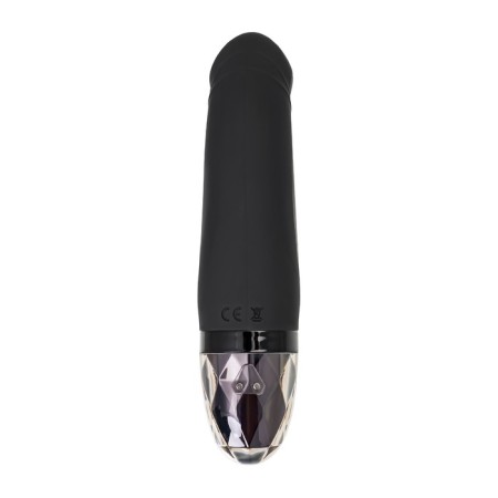 Vibrator Mystim Real Deal Neal with electrical stimulation, 16.5 cm, silicone, black color-5