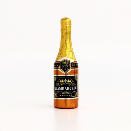 New Year. Chocolate figure "Champagne", mix, 40 g-1