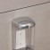 Mechanical dispenser for antiseptic and liquid soap, 500 ml, silver color