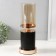 Summary metal, glass per 1 candle "Camilla" d = 9 cm gold 12x12x29 cm