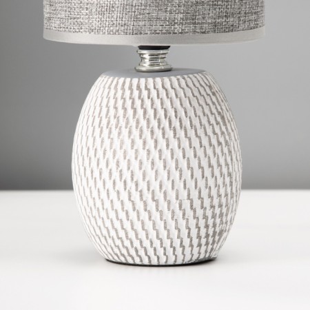 Board lamp "NAMI" E14 40W gray-white 13x13x27 cm-3