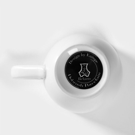 Porcelain mug "Lucky", 300 ml, d = 8 cm, glazed edge-3