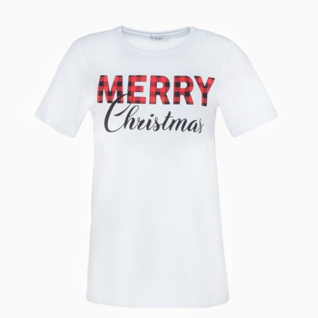 Women's T -shirt KAFTAN "Merry Christmas" p. 40-42, white-4