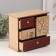 Casket wood 4 boxes "Keys" 23.4x10x21 cm