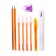 Penal soft, 1 compartment, 95 x 205 mm, flat, with filling 9 items, calligrata "geese-gushi", universal