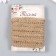 Decorative braid for creativity "jute loops" length 4.5 m width 1 cm