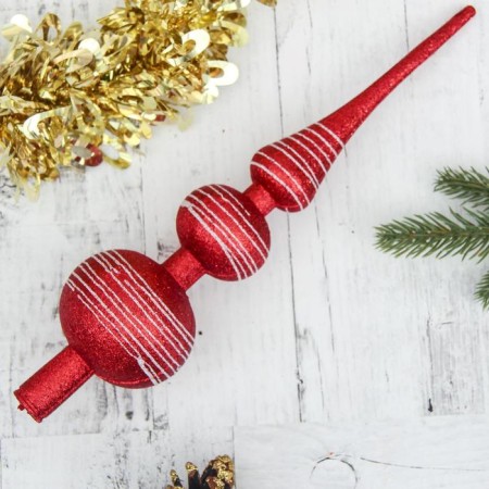 Tips "White Strips" 6.5x30 cm, white-red-1