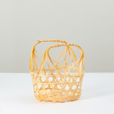 Wicker basket, 16x13x8/16, bamboo-1