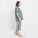 Women's home set (T -shirt/breeches), olive color, size 64