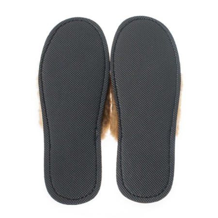 Male slippers, brown color, size 42-2