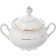 Constance coffee pot, decor "Silver ears, platinum layering", 1.2 l
