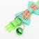 A collar with a bow "style", 33 x 1 cm, green