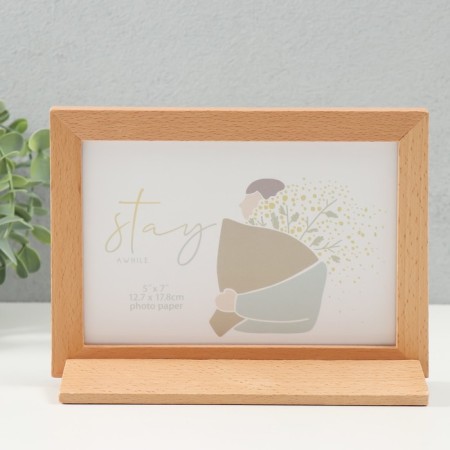 Photo frame wood in 1 photo 13x18 cm "Bierg" 19.5x6x15 cm-3